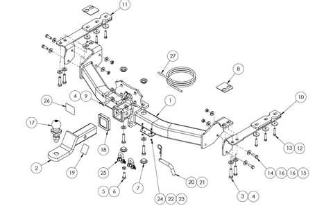 TOYOTA  PRADO FLAT TAILGATE