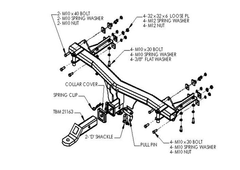 TOWBAR & WIRING KIT BMW X5