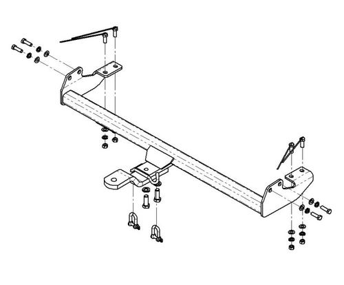 TOWBAR & WIRING KIT HILUX 2WD/4WD UTE AND C/CHASS