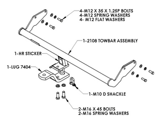 TOWBAR & WIRING KIT HYUNDAI GETZ 3&5 DOOR