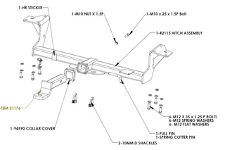 TOWBAR & WIRNING KIT SUZUKI GRAND VITARA 3 DOOR