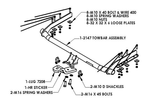 TOWBAR & WIRING KIT NISSAN TIIDA HATCH/SEDAN