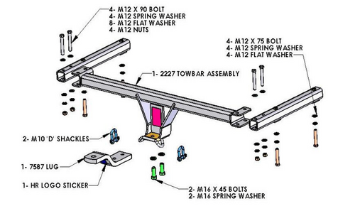 TOWBARS & WIRING KIT HONDA CIVIC 4D SEDAN