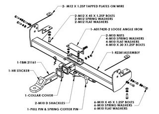 TOWBAR & WIRING KIT TOYOTA CRUISER 70SERIES WAGON