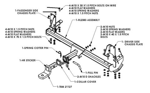 TOWBAR & WIRING KIT SUZUKI SX4 GY