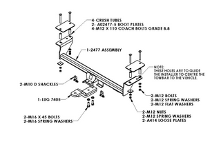 TOWBAR & WIRING KIT NISSAN DUALIS SUV T=1200