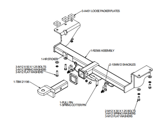 TOWBAR & WIRING KIT NISSAN MURANO