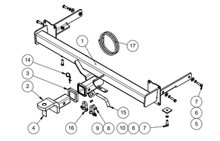 TOWBAR & WIRING KIT VOLKSWAGON TIGUAN 4827 ECU