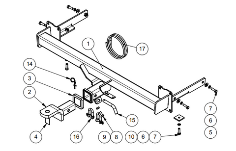 TOWBAR & WIRING KIT VOLKSWAGON TIGUAN 4827 ECU