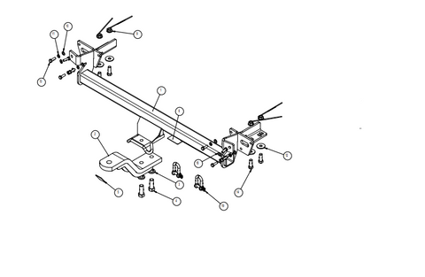 TOWBAR & WIRING KIT NISSAN MAXIMA