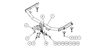 TOWBAR & WIRING KIT HONDA CITY SEDAN  02/09-12/13