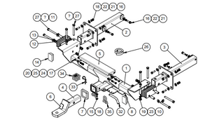 TOWBAR & WIRING KIT MERCEDES M CLASS 09/05-ON