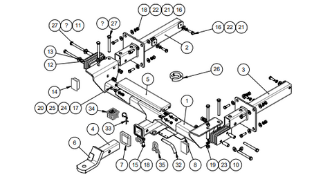 TOWBAR & WIRING KIT MERCEDES M CLASS 09/05-ON