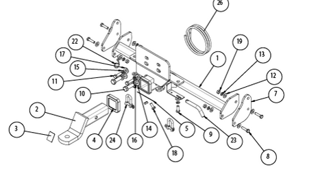 TOWBAR & WIRING KIT LAND ROVER DEFENDER 2010-ON