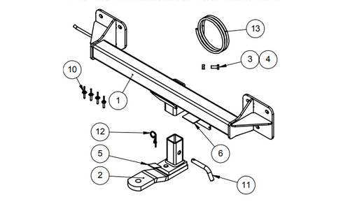 TOWBAR & WIRING KIT BMW X1 04/2010-ON 4828 ECU