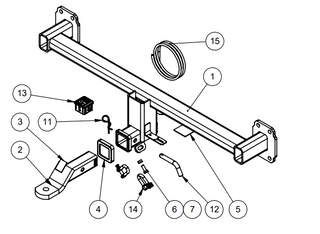 TOWBAR & WIRING KIT AUDI Q7 01/09-06/15