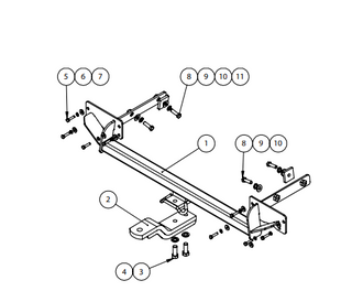 TOWBAR & WIRING KIT DIESEL MONDEO WAG 07/09-ON