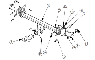 TOWBAR & WIRING KIT VOLVO S60 SEDAN 1800 / 150KG