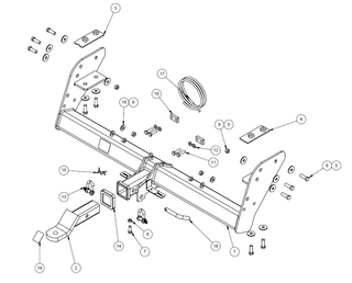 TOWBAR & WIRING KIT RANGER/BT50  4X4 TUB  DUAL CAB