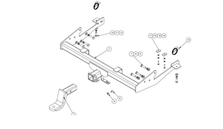 TOWBAR & WIRING KIT NISSAN PATHFINDER 2010-ON