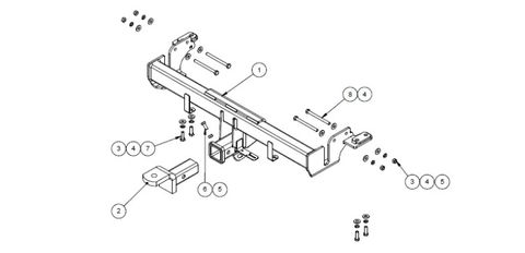 TOWBAR & WIRING KITMITSUBISHI ASX 2010-ON