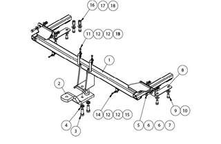 TOWBAR & WIRING KIT HYUNDAI I30 HATCH 5/12-ON