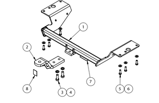 TOWBAR & WIRING KIT TOY COROLLA HTCH 12/12-ON