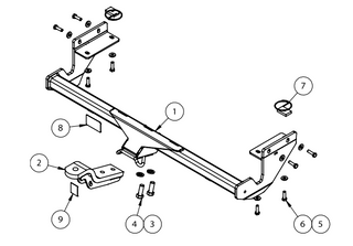 TOWBAR & WIRING KIT HYUNDAI I30 TOURER WAGON (GD)