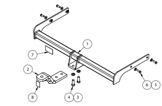 TOWBAR & WIRING KIT VOLKSWAGON POLO  (6R) 5/10-ON