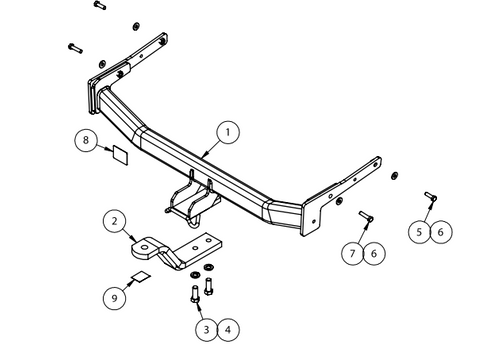 TOWBAR & WIRING KIT SUZUKI S-CROSS (JY) 12/13-ON