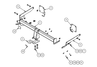 TOWBAR & WIRING KIT MAZDA 3 HATCH BM SERIES 13-19