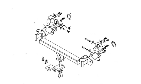 TOWBAR & WIRING KIT BMW 3 SERIES SEDAN & COMPACT