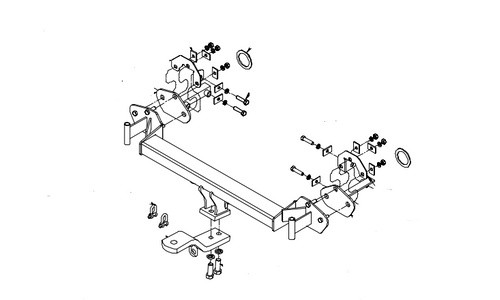 TOWBAR & WIRING KIT BMW 3 SERIES SEDAN & COMPACT