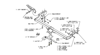 H/R TOWBAR & WIRING KIT SUBARU FORESTER