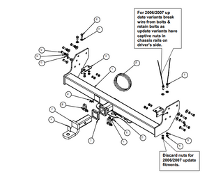 TOWBAR & WIRING KIT HOLDEN RODEO RA 03/03-06/08