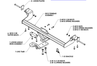 FORD AU BA BF FG TUB BODY