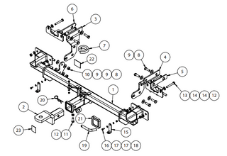 TOWBAR & WIRING KIT HYUNDAI I40 SEDAN (VF)11/11-ON