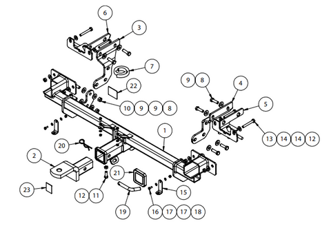 TOWBAR & WIRING KIT HYUNDAI I40 SEDAN (VF)11/11-ON