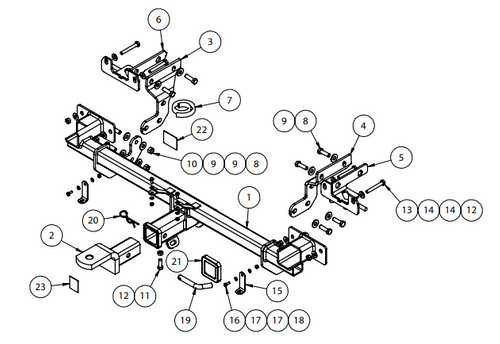 TOWBAR & WIRING KIT HYUNDAI I40 SEDAN (VF)11/11-ON