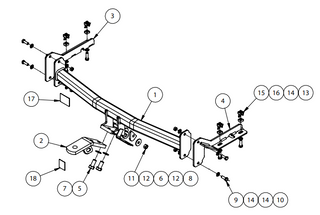 TOWBAR & WIRING KIT HONDA JAZZ (GF) 8/14 ON