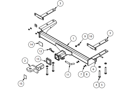 TOWBAR & WIRING KIT LAND ROVER RANGE ROVER EVOQUE