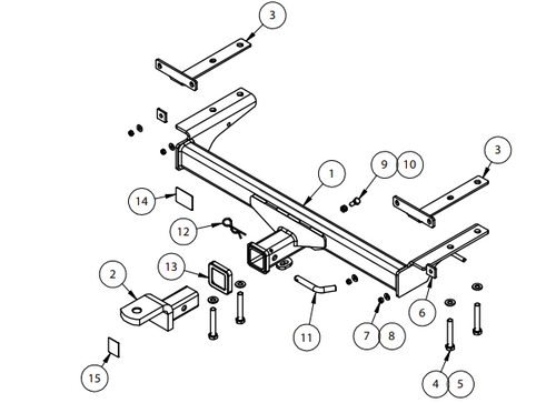 TOWBAR & WIRING KIT LAND ROVER RANGE ROVER EVOQUE