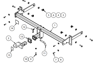 TOWBAR & WIRING KIT VW GOLF SERIES 7 WAGON 8/13-ON