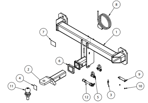 TOWBAR & WIRING KIT BMW X4 (F26)  5/14-ON