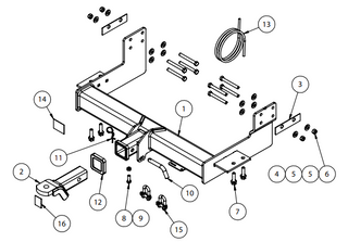 TOWBAR & WIRING KIT FORD TRANSIT (VO) VAN 9/14-ON