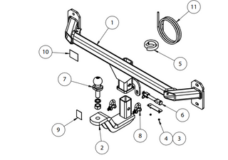 TOWBAR & WIRING KIT BMW 2 SERIES (F45) TOURER WAG