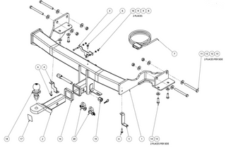 TOWBAR & WIRING KIT KIA SORENTO WAGON