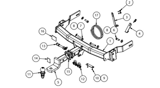 TOWBAR & WIRING KIT HOLDEN CAPTIVA 5 10/06-ON