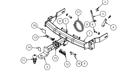 TOWBAR & WIRING KIT HOLDEN CAPTIVA 5 10/06-ON