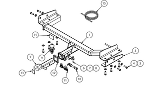 TOWBAR & WIRING KIT LEXUS RX450 GYL25R REQ-4826